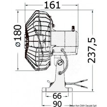 Fan adjustable 12/24V