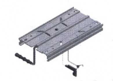 Sliding part for seat base