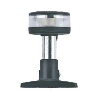 All-around LED light with white plastic base