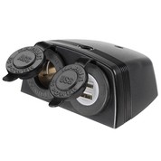 2xUSB socket and lighter12V flat