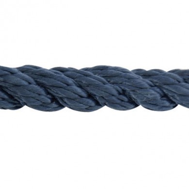 Polyester twisted rope blue color ф10-24mm