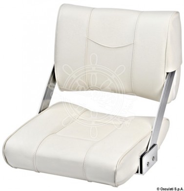 Seat with rotating backrest