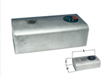 Stainless steel fixed tanks from 35l up to 147l
