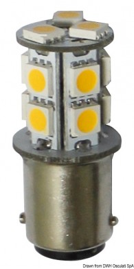  SMD LED bulb for spotlights, BA15D screw 