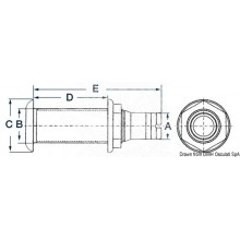 Thru-hull no return valve