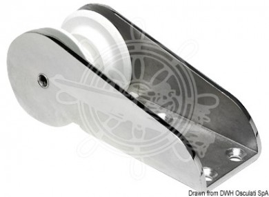 Bow roller inox 221x82x80mm