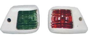 12V 5W/LED Side mount navigation lights vessels till 12m