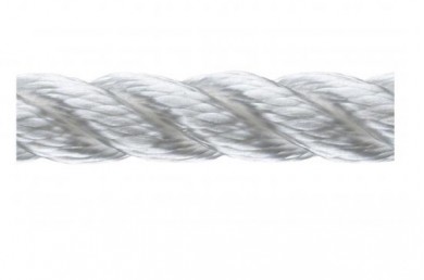 Polyester twisted rope white color ф6-28mm