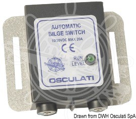 Automatic electronic switch for bilge pumps 12/24V 20A