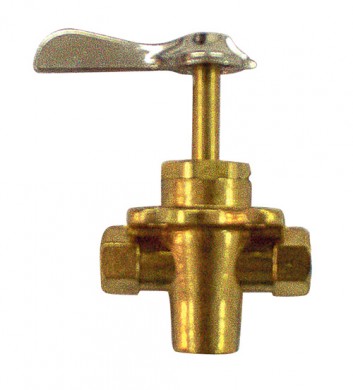 3-way brass valve for tanks