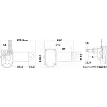 Motor 20W for arms and blades