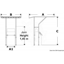 Aluminium T-Top 32mm