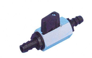 Brass valve connector for tanks f8mm