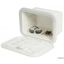 White locker with lid 28x18cm/28.5x28.5cm/50x25cm