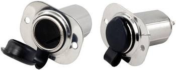 Socket 12V inox