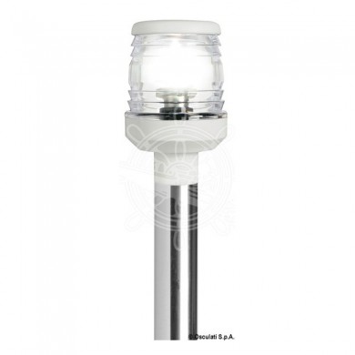  Pull-out sloped pole with flag holding eyelets 