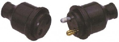 Connector male & female 12/24V