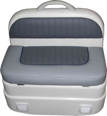 Polyester seat with back and pillow