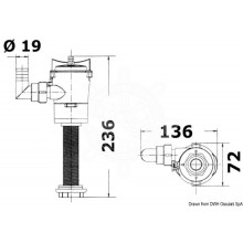 Europump centrifugal pump for fish tank aeration 12V 38l/min