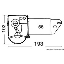 Watertight windshield wiper 12V