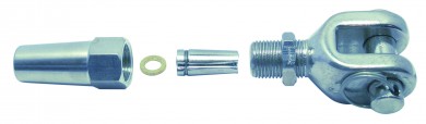 Fork terminal quick attach inox 316