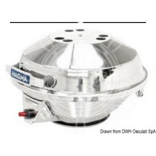 Gas barbecue combined with piezo ignition stove