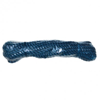 Mooring line with loop from polyester