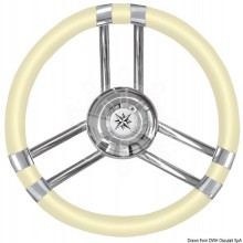 Steering wheel inox 350mm