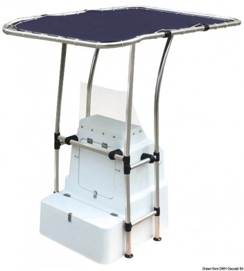 Professional aluminium T-top ф44mm