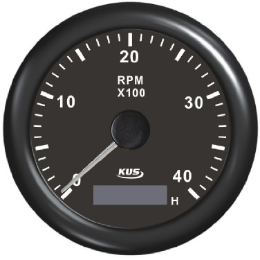 Tachometer 4000RPM digital hourmeter KUS