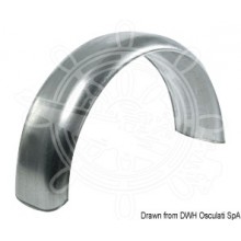 Mudguard for boat trailer wheels 