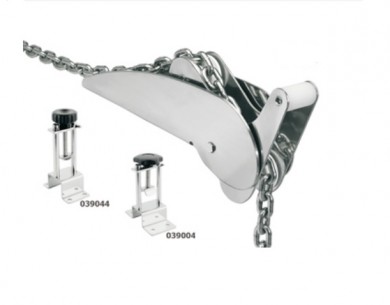 Self-launching bow roller inox 495x90mm