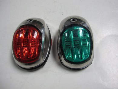 Side navigation lights LED 12V stainless steel
