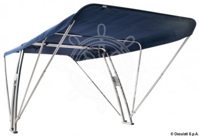 Roll-bar with folding top 