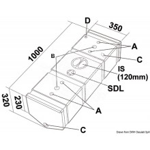 Rigid polyethylene waster water tank