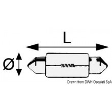 Navigation light stainless steel 12V 8W