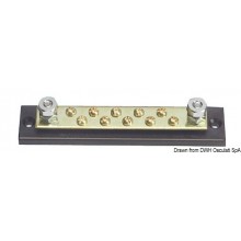 Bus-bar electric terminal board 12/48V