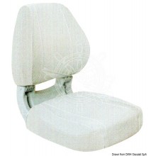Reclining ergonomic seat with lock