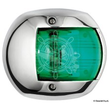 Classic 12 navigation lights made of mirror-polished AISI 316 stainless steel 