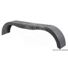 Mudguard for boat trailer wheels 