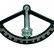 Clinometer 140x66mm brass