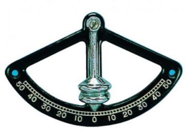 Clinometer 140x66mm brass