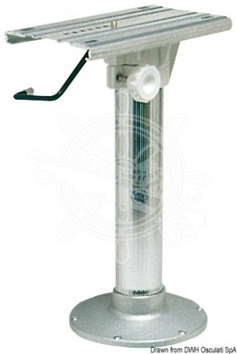 Pedestal with seat mount fixed type