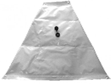 Flexible water tank triangular