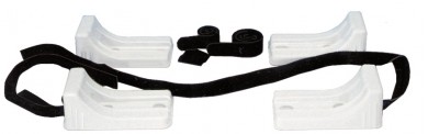 Four bracket set for tanks