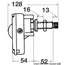 Watertight windshield wiper 12V