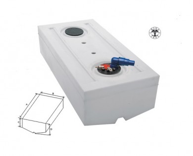 Fuel tank with high capacity 190l/420l