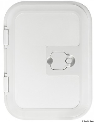 Faired inspection hatch with hidden screws  280x380mm