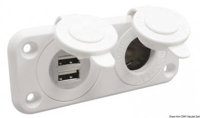 Lighter and 2xUSB socket