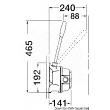 Hand pump for waste water pumps 56l/min